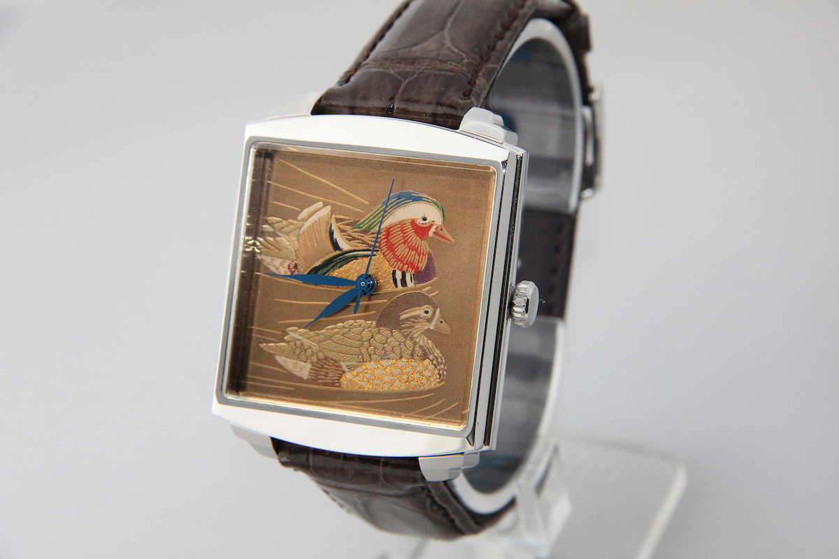 Urushi maki-e watches [Joga] Mandarin duck